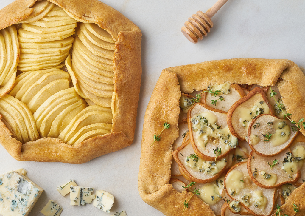 tarta z jabłkiem i gruszką - owoce listopada