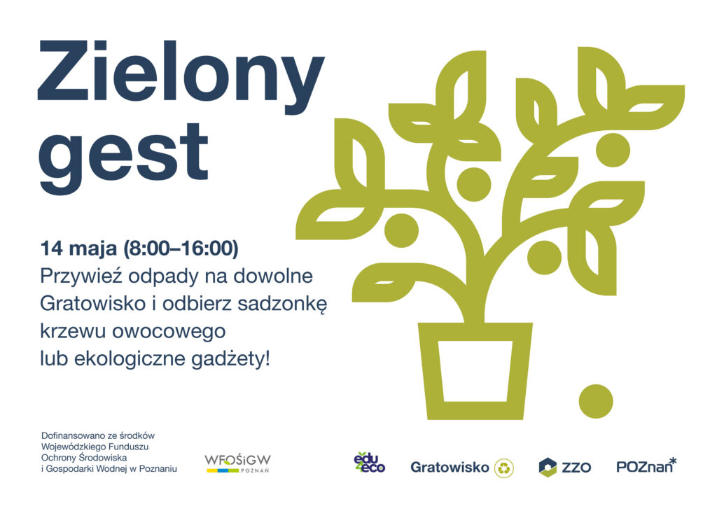 plakat akcji "Zielony gest"