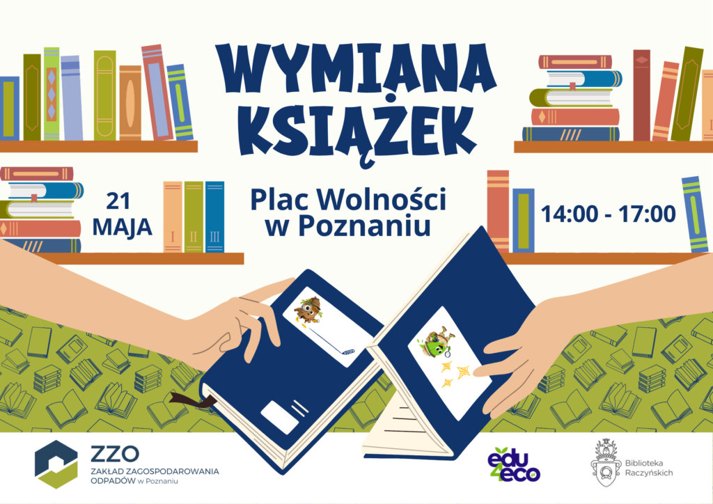 Plakat - akcja wymiana książek